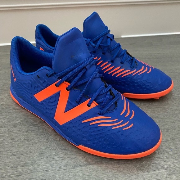 New Balance Tekela V3 Magique TF Size 4 Soccer Cleats Cobalt/Team Roya - Picture 14 of 14